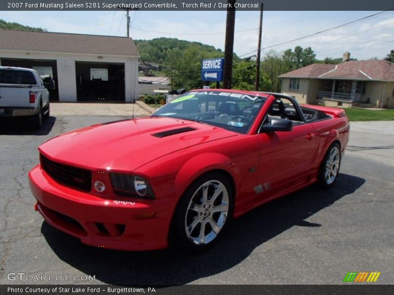 Front 3/4 View of 2007 Mustang Saleen S281 Supercharged Convertible