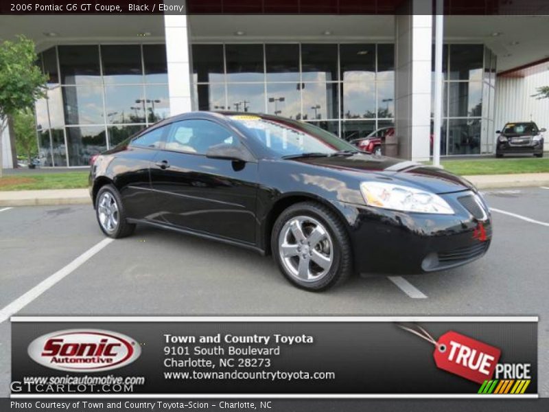 Black / Ebony 2006 Pontiac G6 GT Coupe