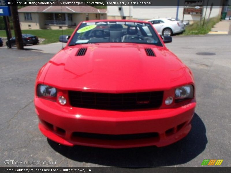 Torch Red / Dark Charcoal 2007 Ford Mustang Saleen S281 Supercharged Convertible