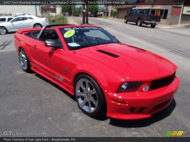 Torch Red / Dark Charcoal 2007 Ford Mustang Saleen S281 Supercharged Convertible