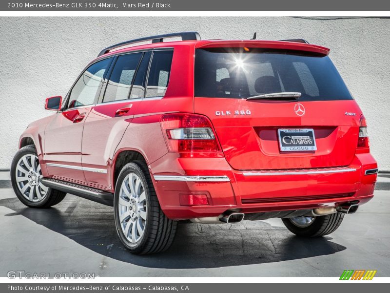 Mars Red / Black 2010 Mercedes-Benz GLK 350 4Matic
