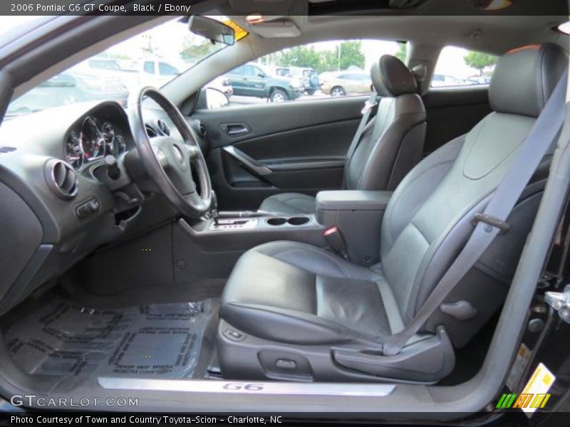  2006 G6 GT Coupe Ebony Interior