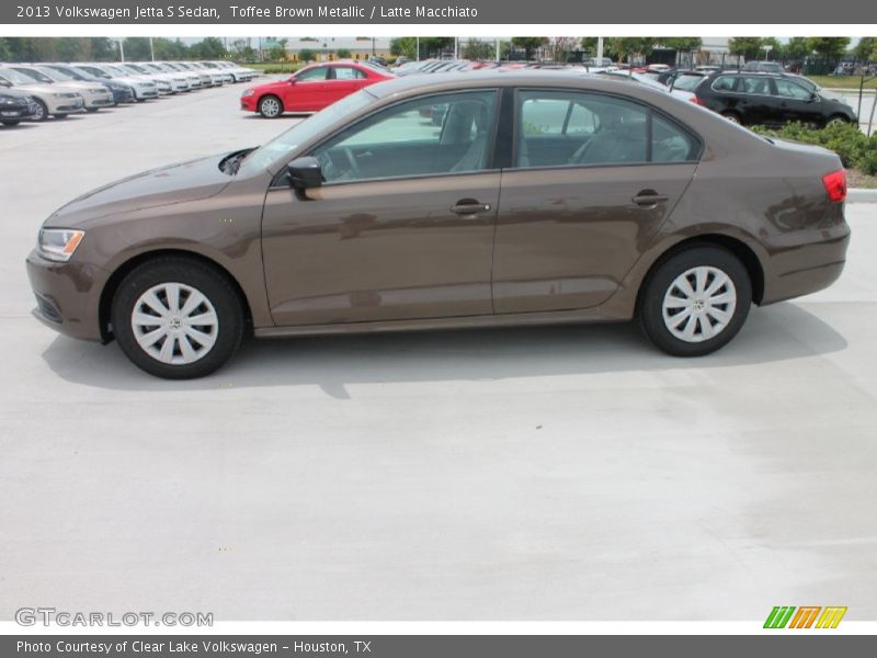 Toffee Brown Metallic / Latte Macchiato 2013 Volkswagen Jetta S Sedan