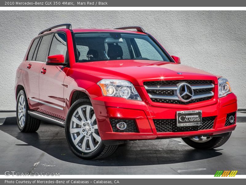 Mars Red / Black 2010 Mercedes-Benz GLK 350 4Matic