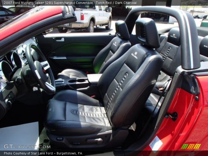 Front Seat of 2007 Mustang Saleen S281 Supercharged Convertible