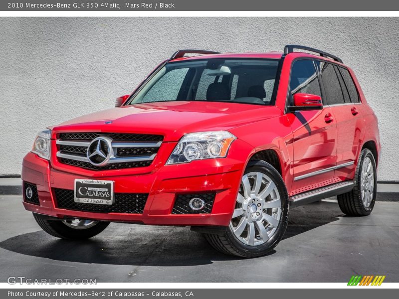 Mars Red / Black 2010 Mercedes-Benz GLK 350 4Matic