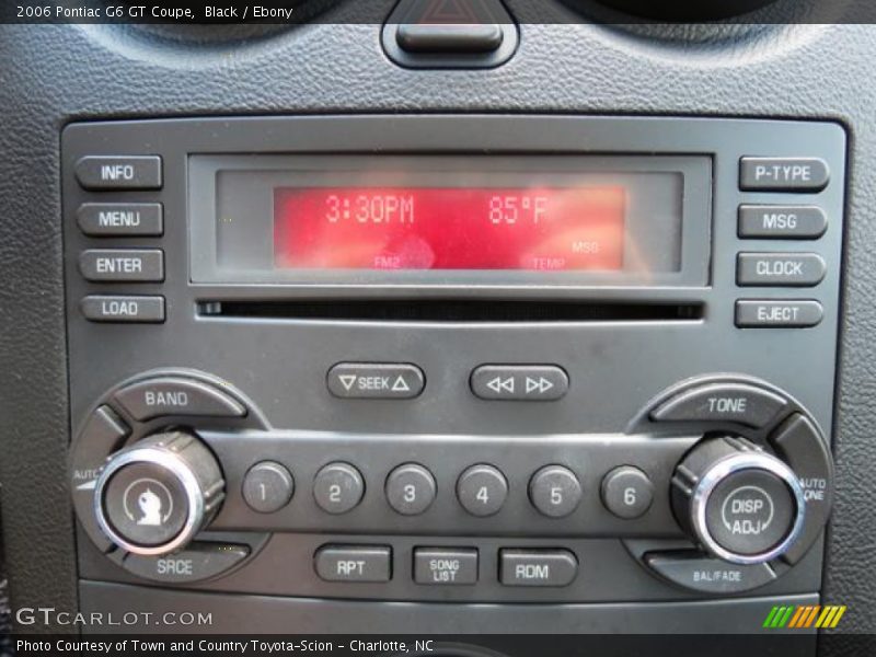Controls of 2006 G6 GT Coupe