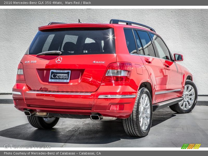 Mars Red / Black 2010 Mercedes-Benz GLK 350 4Matic