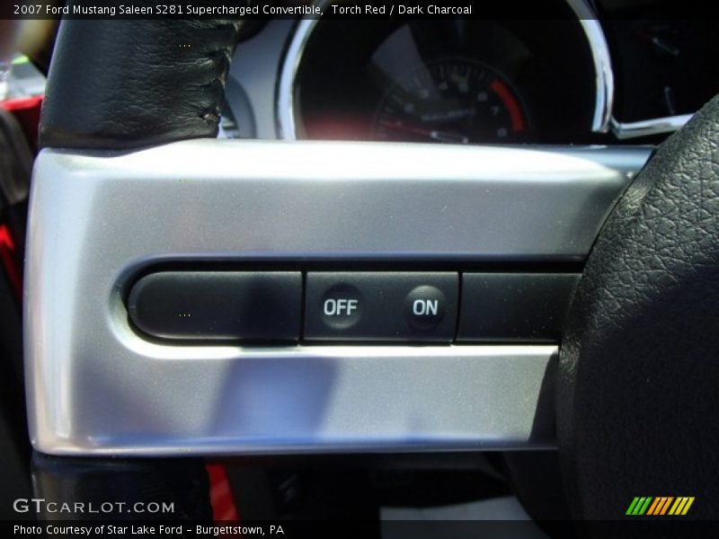 Controls of 2007 Mustang Saleen S281 Supercharged Convertible