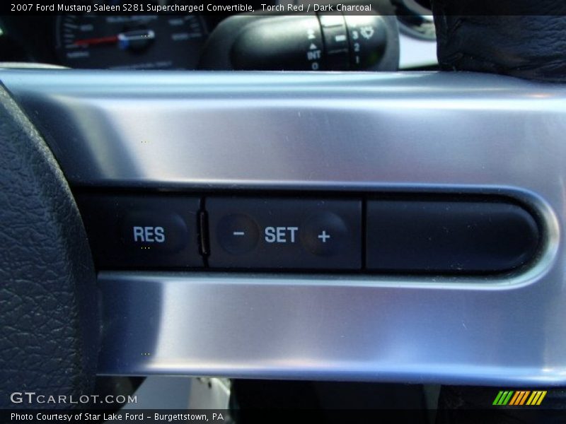 Controls of 2007 Mustang Saleen S281 Supercharged Convertible