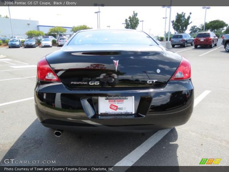 Black / Ebony 2006 Pontiac G6 GT Coupe