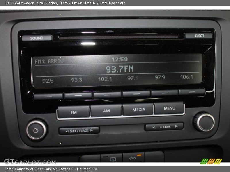 Toffee Brown Metallic / Latte Macchiato 2013 Volkswagen Jetta S Sedan