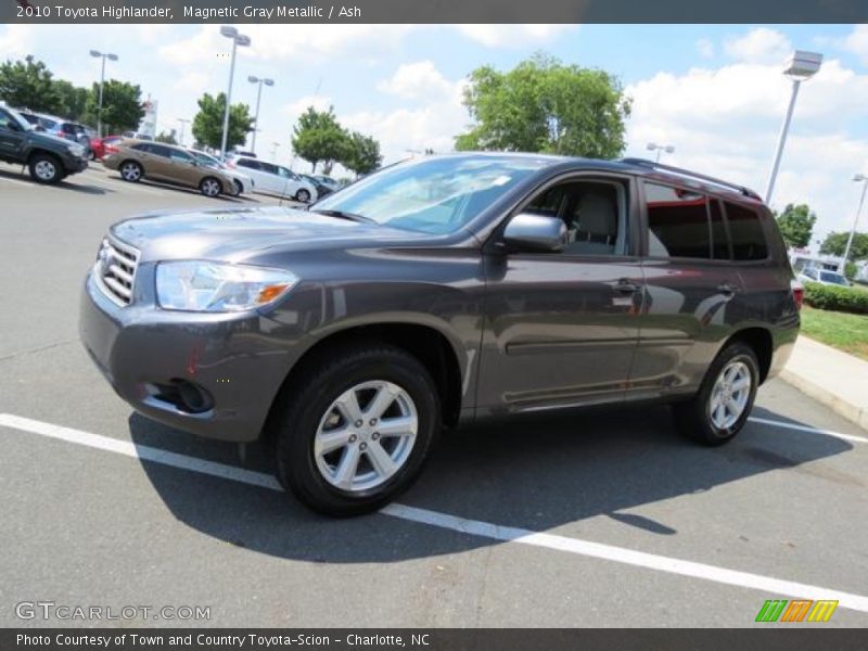 Magnetic Gray Metallic / Ash 2010 Toyota Highlander