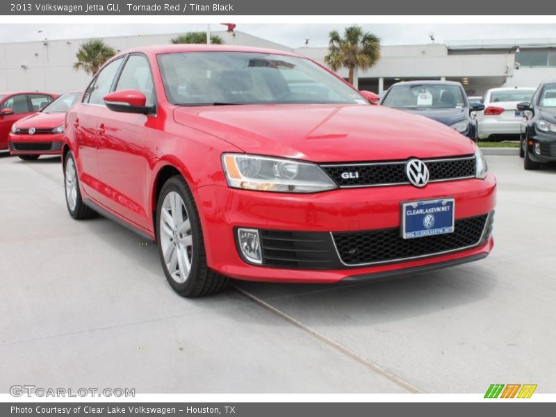 Tornado Red / Titan Black 2013 Volkswagen Jetta GLI