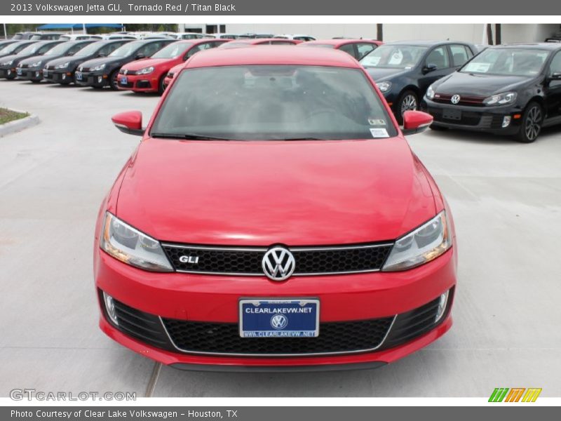 Tornado Red / Titan Black 2013 Volkswagen Jetta GLI