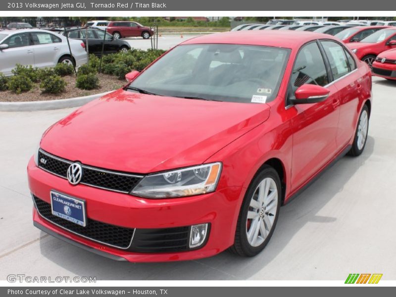 Tornado Red / Titan Black 2013 Volkswagen Jetta GLI