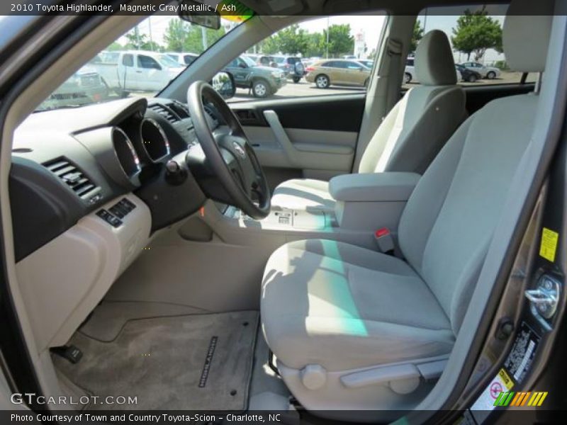 Magnetic Gray Metallic / Ash 2010 Toyota Highlander