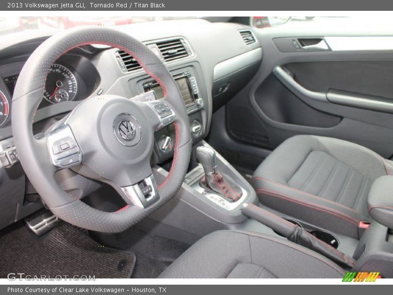 Tornado Red / Titan Black 2013 Volkswagen Jetta GLI