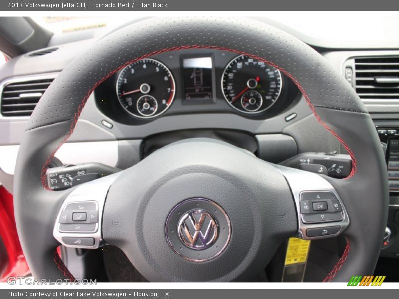 Tornado Red / Titan Black 2013 Volkswagen Jetta GLI