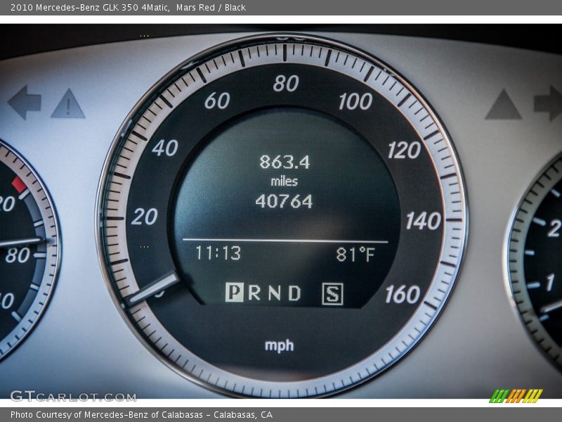 Mars Red / Black 2010 Mercedes-Benz GLK 350 4Matic