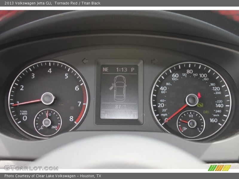 Tornado Red / Titan Black 2013 Volkswagen Jetta GLI