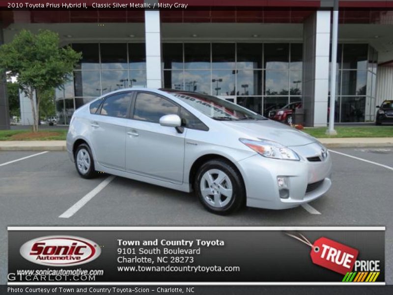 Classic Silver Metallic / Misty Gray 2010 Toyota Prius Hybrid II