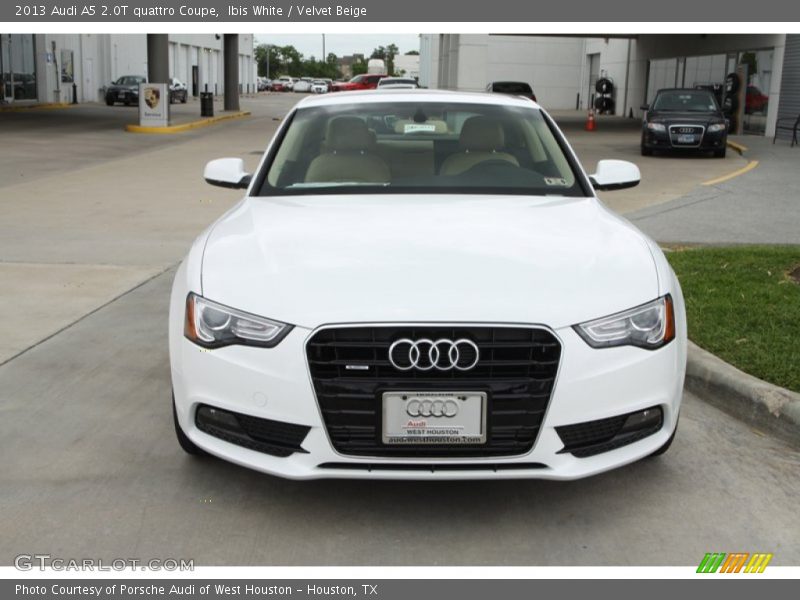 Ibis White / Velvet Beige 2013 Audi A5 2.0T quattro Coupe