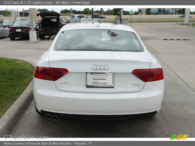 Ibis White / Velvet Beige 2013 Audi A5 2.0T quattro Coupe