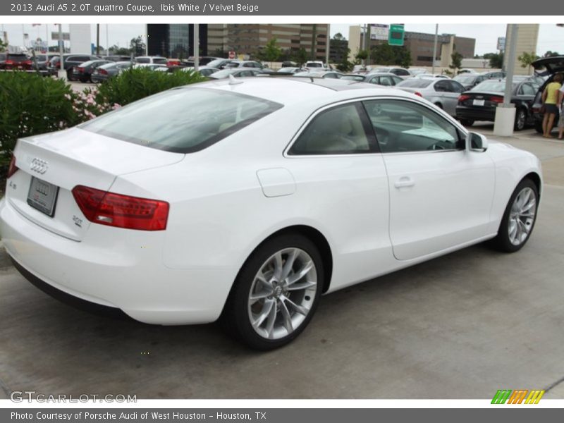 Ibis White / Velvet Beige 2013 Audi A5 2.0T quattro Coupe
