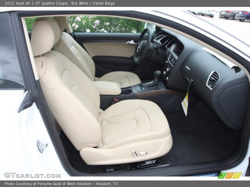 Front Seat of 2013 A5 2.0T quattro Coupe