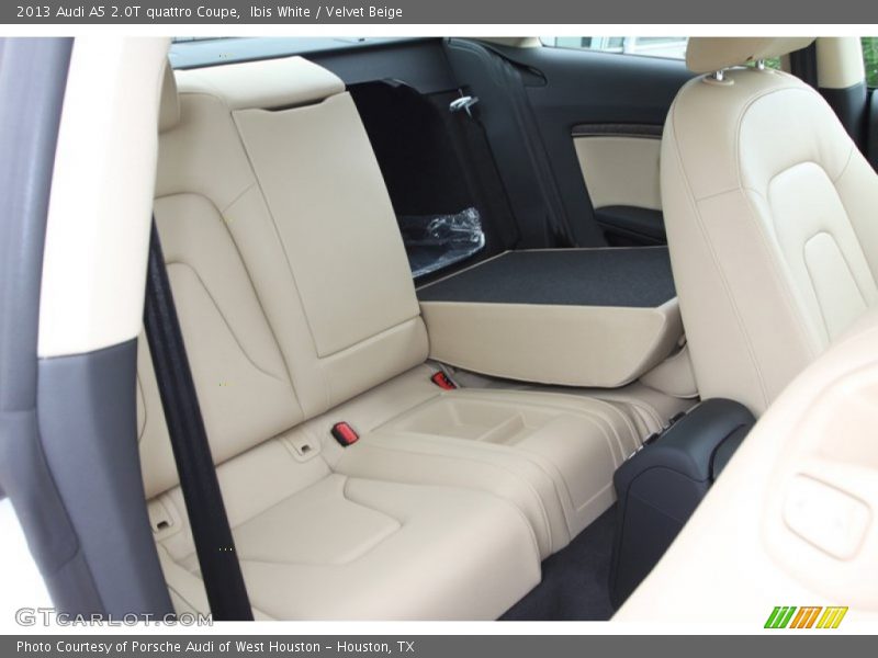 Rear Seat of 2013 A5 2.0T quattro Coupe