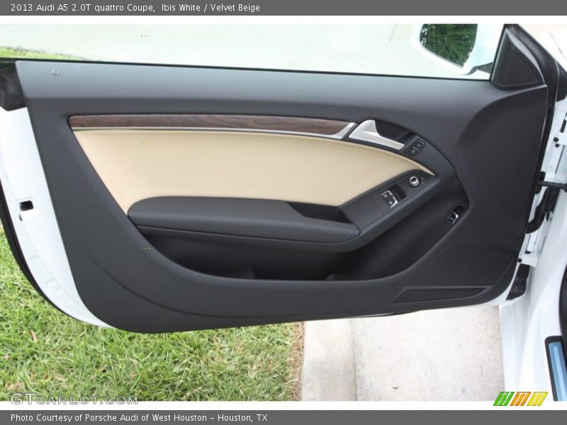 Ibis White / Velvet Beige 2013 Audi A5 2.0T quattro Coupe