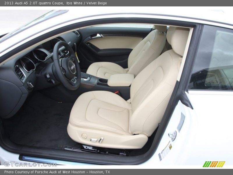 Front Seat of 2013 A5 2.0T quattro Coupe