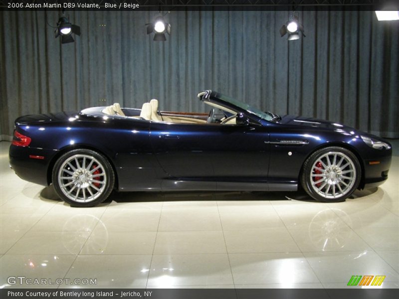 Blue / Beige 2006 Aston Martin DB9 Volante