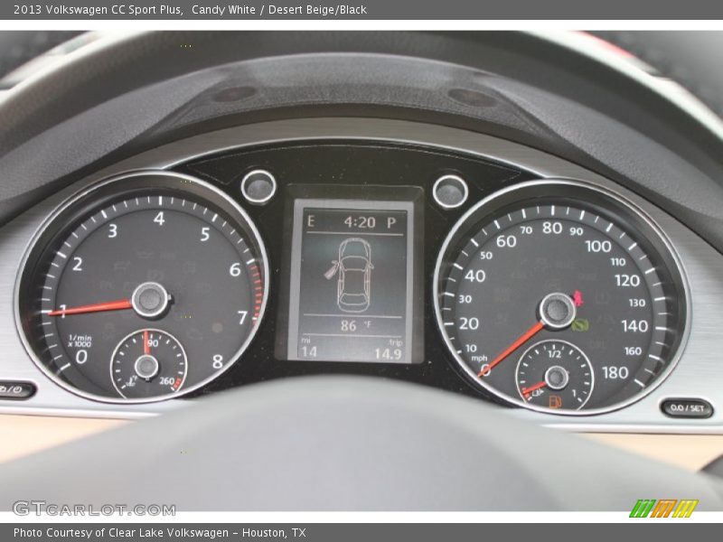 Candy White / Desert Beige/Black 2013 Volkswagen CC Sport Plus