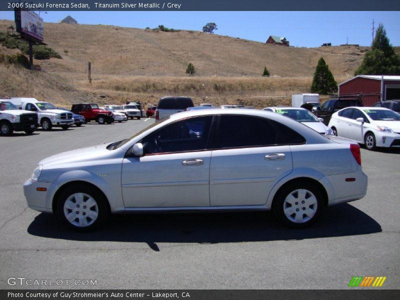 Titanuim Silver Metallic / Grey 2006 Suzuki Forenza Sedan