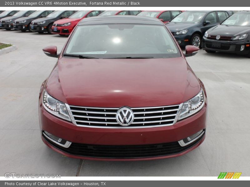Fortana Red Metallic / Black 2013 Volkswagen CC VR6 4Motion Executive