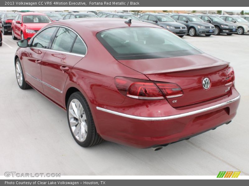 Fortana Red Metallic / Black 2013 Volkswagen CC VR6 4Motion Executive