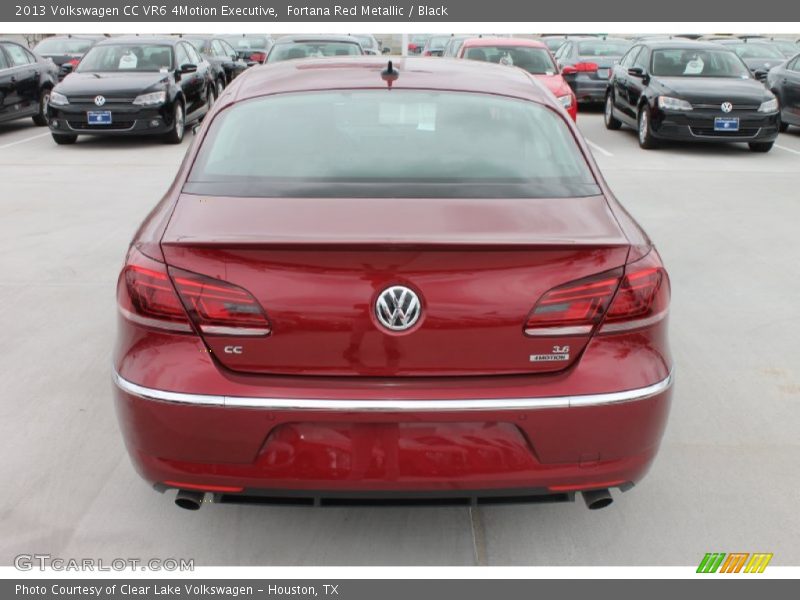 Fortana Red Metallic / Black 2013 Volkswagen CC VR6 4Motion Executive