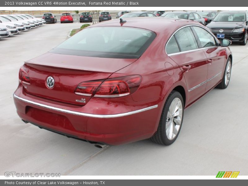 Fortana Red Metallic / Black 2013 Volkswagen CC VR6 4Motion Executive