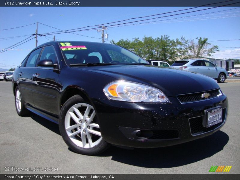Black / Ebony 2012 Chevrolet Impala LTZ