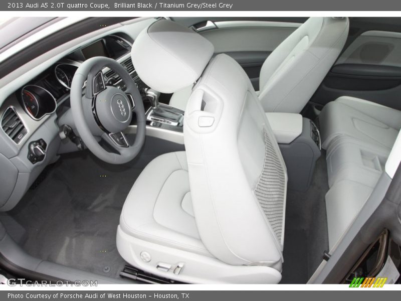 Brilliant Black / Titanium Grey/Steel Grey 2013 Audi A5 2.0T quattro Coupe