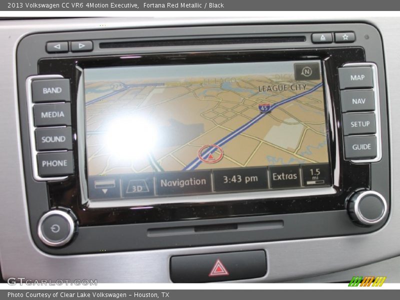 Navigation of 2013 CC VR6 4Motion Executive