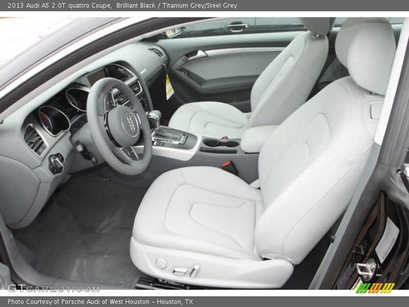 Front Seat of 2013 A5 2.0T quattro Coupe