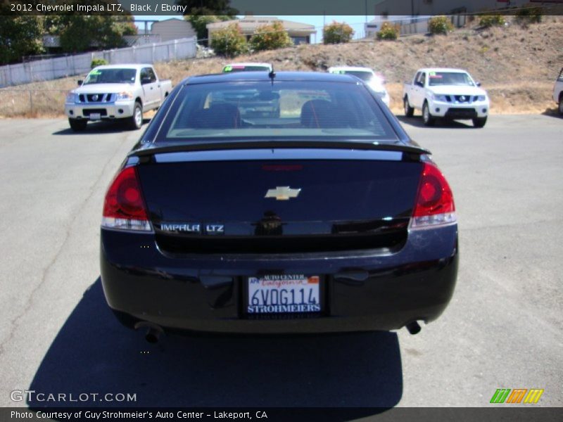 Black / Ebony 2012 Chevrolet Impala LTZ