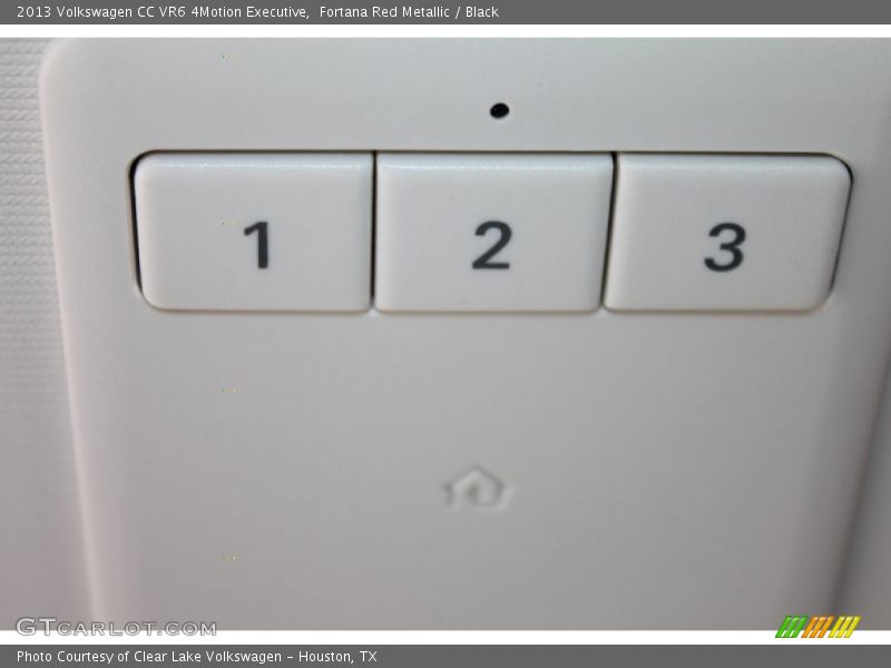 Fortana Red Metallic / Black 2013 Volkswagen CC VR6 4Motion Executive