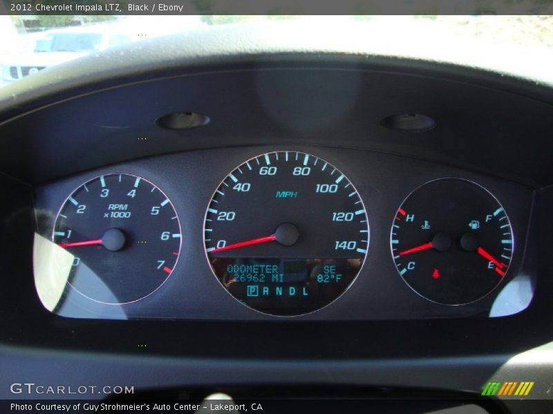 Black / Ebony 2012 Chevrolet Impala LTZ