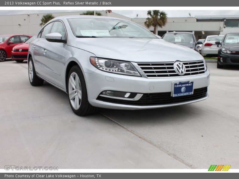 Reflex Silver Metallic / Black 2013 Volkswagen CC Sport Plus