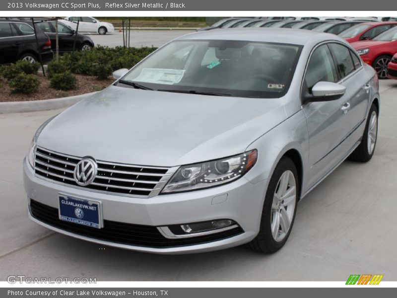 Reflex Silver Metallic / Black 2013 Volkswagen CC Sport Plus