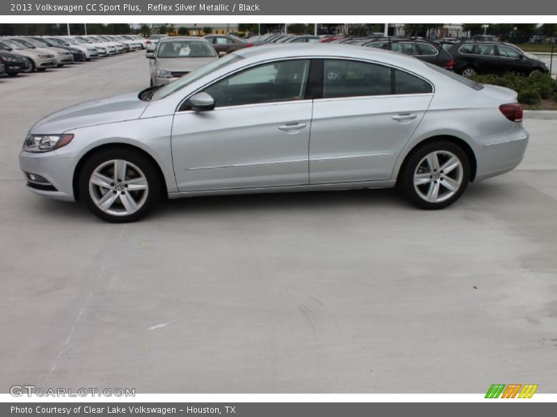 Reflex Silver Metallic / Black 2013 Volkswagen CC Sport Plus